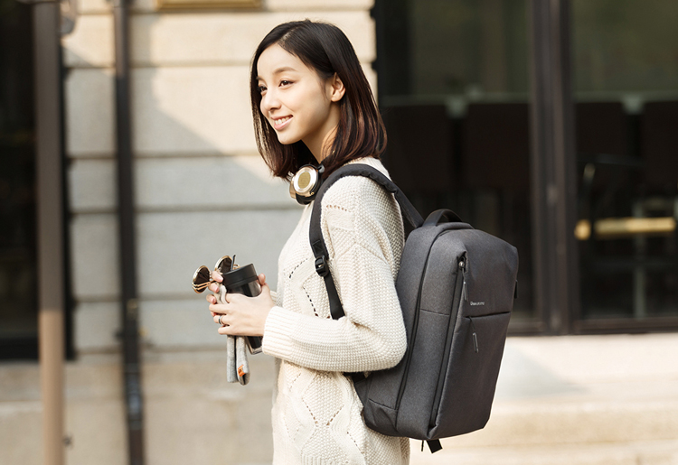XIAOMI Minimalista Bolsa de hombro de moda portátil Tablet Mochila - oscuro gris-4