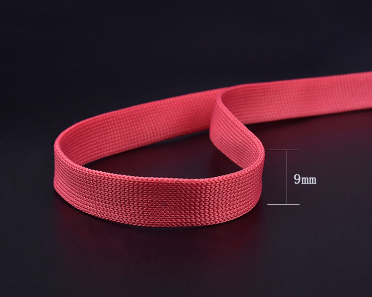 String da 2 in 1 Cinghia di Nylon Staccabile Piatto - Rosso