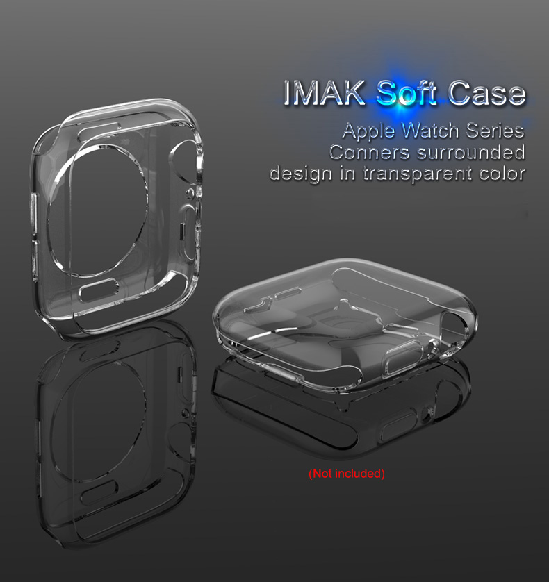 IMAK Ux-3-serie Für Apple Watch Serie 4 40 mm Soft Case Cover [Hollow Front Version]