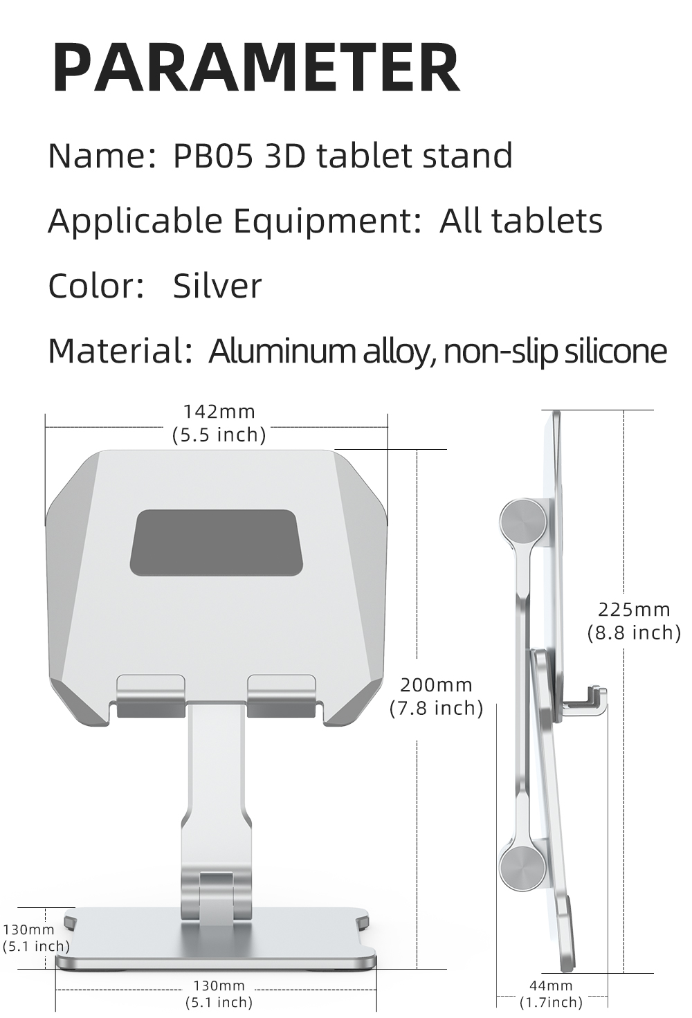 R-giust PB05 Tablet Desktop Tablet Table Piegabile Supporto Per Telefono Cellulare Staffa di Supporto Per Iphone Ipad