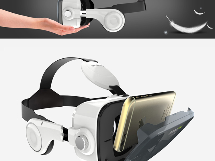 XIAOZHAI BOBOVR Z4 3D Virtual Reality Glasses Private Theater for iPhone 6s/Samsung S7 Etc - White-30