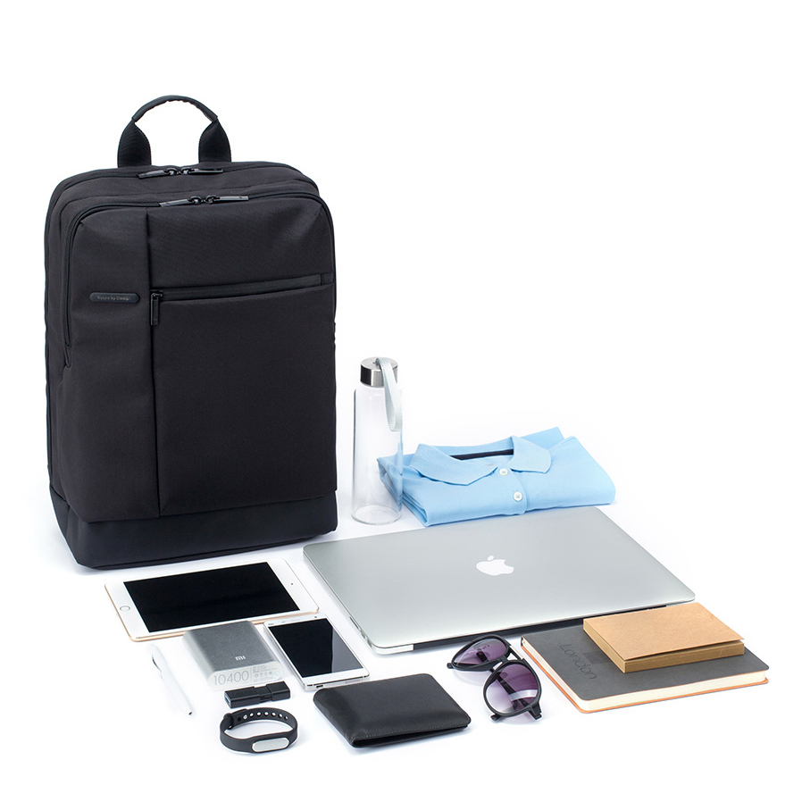 XIAOMI Classique Business Style Hommes Ordinateur Portable Sac À Dos 17L - Noir-12