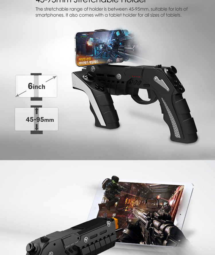 IPEGA PG-9057 Gun Design Wireless Bluetooth Controller Gamepad-3