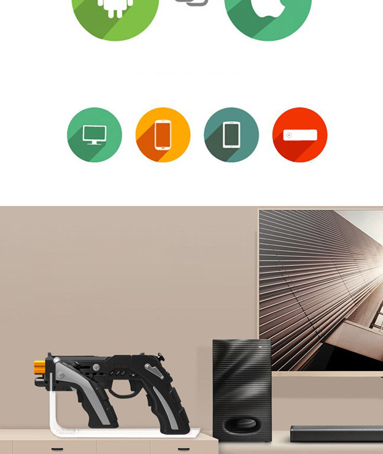 IPEGA PG-9057 Gun Design Wireless Bluetooth Controller Gamepad-6