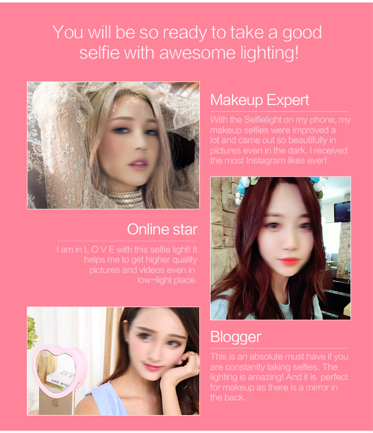 Smart Tiger Universal Clip On 38 Led Dimmable Selfie Fill Light Smart Tiger Universal Clip On 38 Led Dimmable Selfie Fill Light Portable Pocket Spotlight With