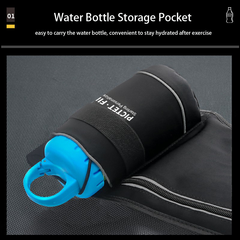 Pictet. FINO (RH23) Outdoor-Sportgürtel-Taillenpackung Mit Wasserflaschenhalterung - Blau