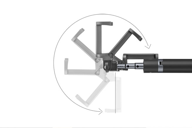 Huawei Honor Cellphone Tripod Stand Selfie Stick Audio Cable Control (CE Certified) - Black-20