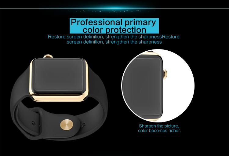 NILLKIN for Apple Watch 38mm Anti-fingerprint Clear Screen Film-2