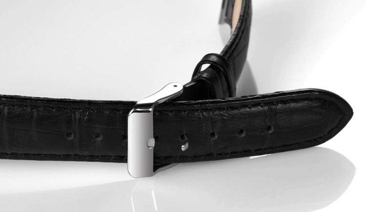 BENKS Genuine Leather Watch Band Wristband for Apple Watch Series 1 Series 2 Series 3 38mm - Black-2