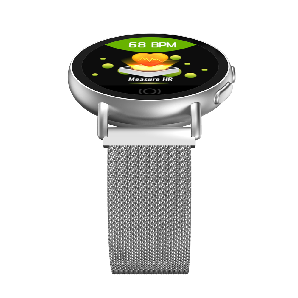 T7 Smart Watch Uomo Donna Sport Orologio Motion Record Pressione Sanguigna Smartwatch Per Android Ios - Oro-2