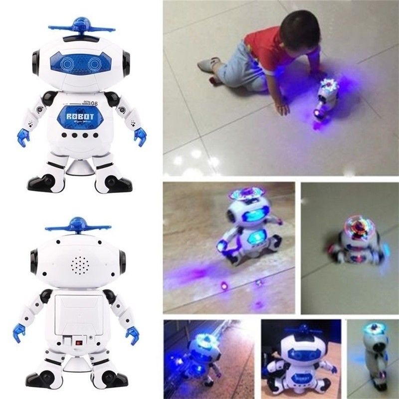 Robô de Dança de Brinquedo Elétrico Para Crianças Pequenas Para Crianças Para 2 Anos de Idade - 8 Meninos