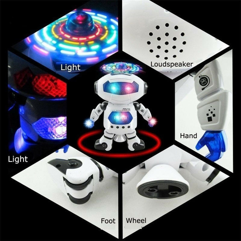 Kids Toddler Electric Toy Dancing Robot Per 2 Anni - 8 Ragazzi