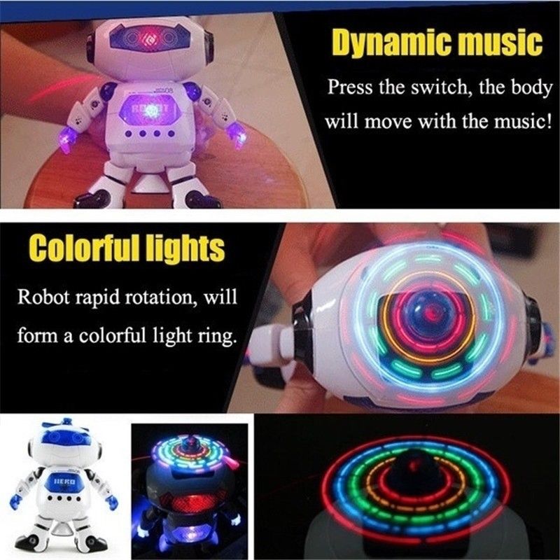 Kids Toddler Electric Toy Dancing Robot Per 2 Anni - 8 Ragazzi