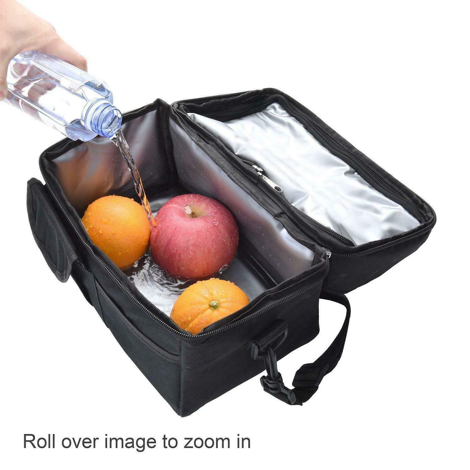 Isolierte Lunchbag Thermoskühler Kühler Erwachsene Tasche Food Lunchbox - Blau