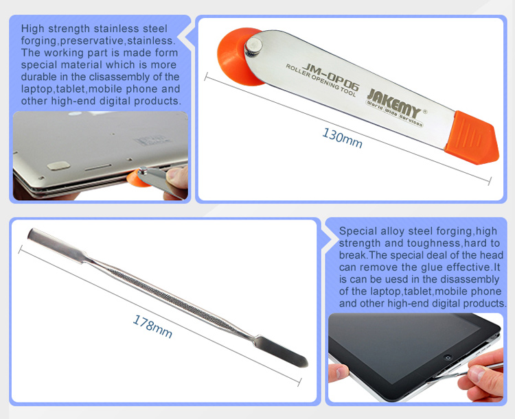 JAKEMY Professional Soldering DIY Screwdrivers Tweezers Repair Tool Kit JM-1101-6