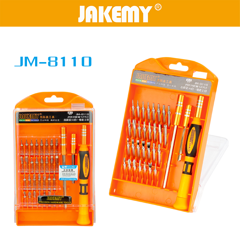 JAKEMY JM-8110 33-in-1 Interchangeable Magnetic Screwdriver Kit Repairing Tools Set-1