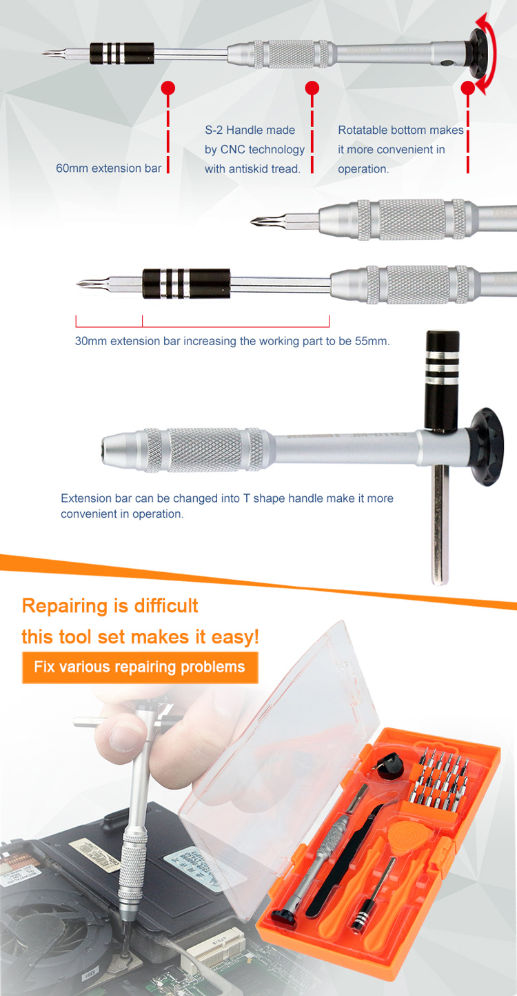 JAKEMY JM-8144 26-in-1 Versatile Screwdriver Repair Tool Kit-3