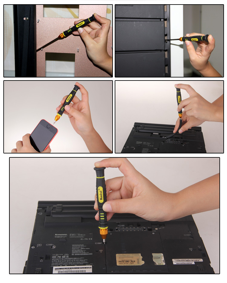 KAISI K-T9051 51-in-1 Professional Opening Tools Precision Handle Screwdrivers Set-5