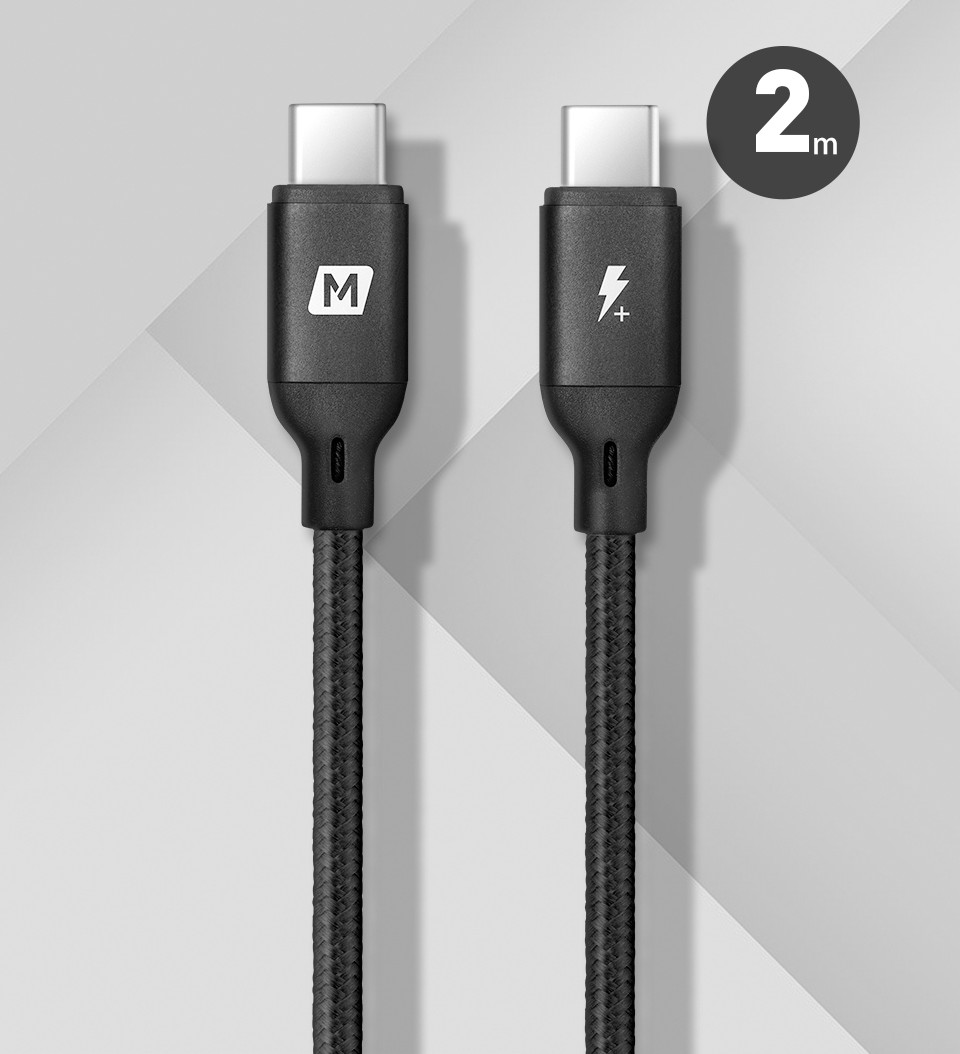 MOMAX 2M 100W USB-C Vers USB-C PD PD Câble Tressé en Nylon de Charge Rapide Pour Samsung Huawei Xiaomi