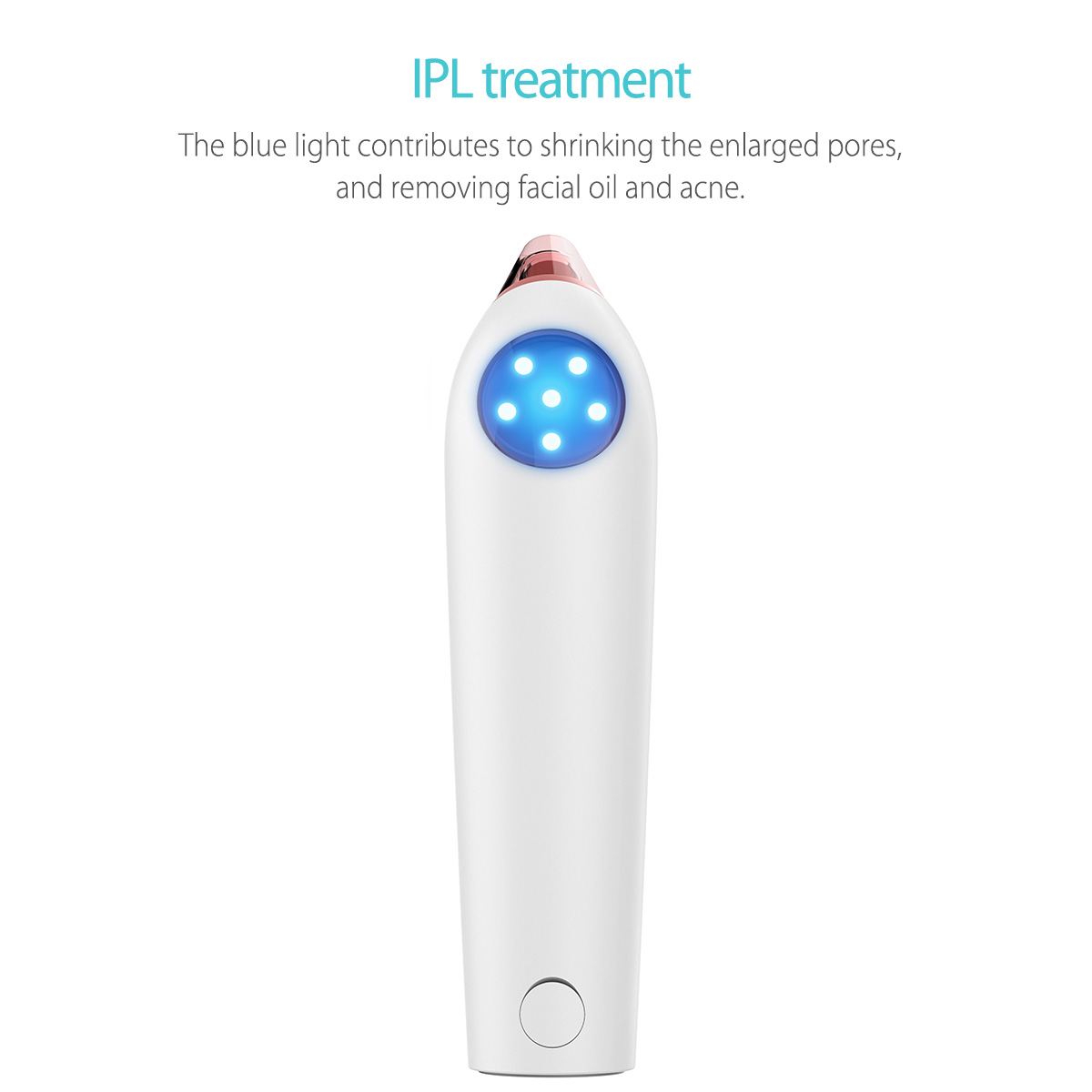 XPREEN XPRE027W Limpiador De Poros Recargable Microcristalino IPL Comedo Removedor Extractor De Espinillas-4