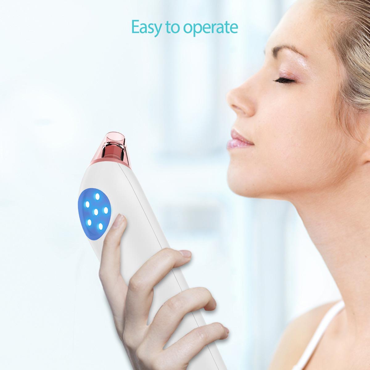 XPREEN XPRE027W Limpiador De Poros Recargable Microcristalino IPL Comedo Removedor Extractor De Espinillas-8