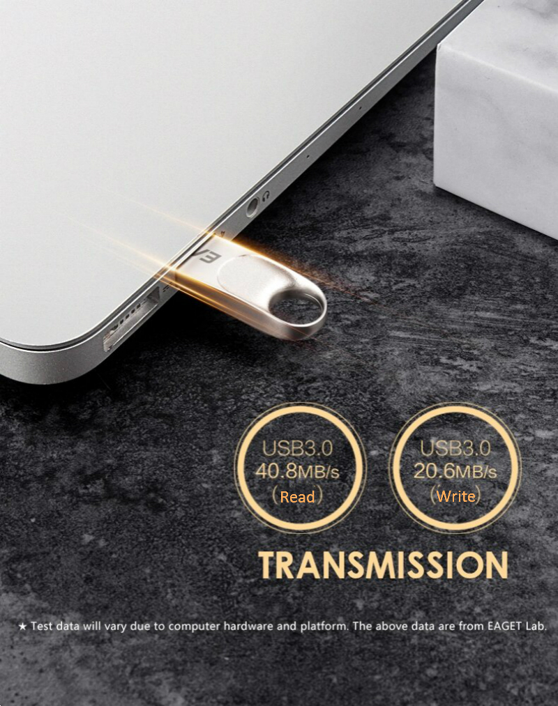EAGET U20 USB3.0 Flash Drive High Speed Memory Stick Mini U Disk 128GB-7
