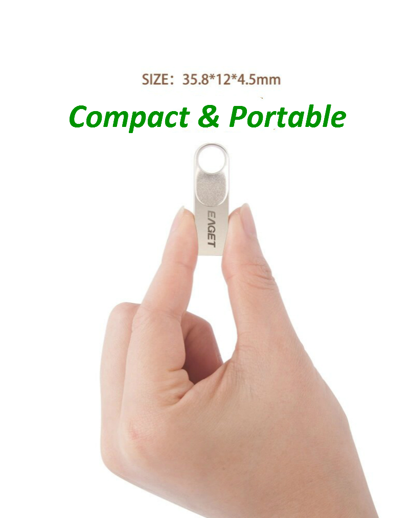 EAGET U20 USB3.0 Flash Drive High Speed Memory Stick Mini U Disk 128GB-8