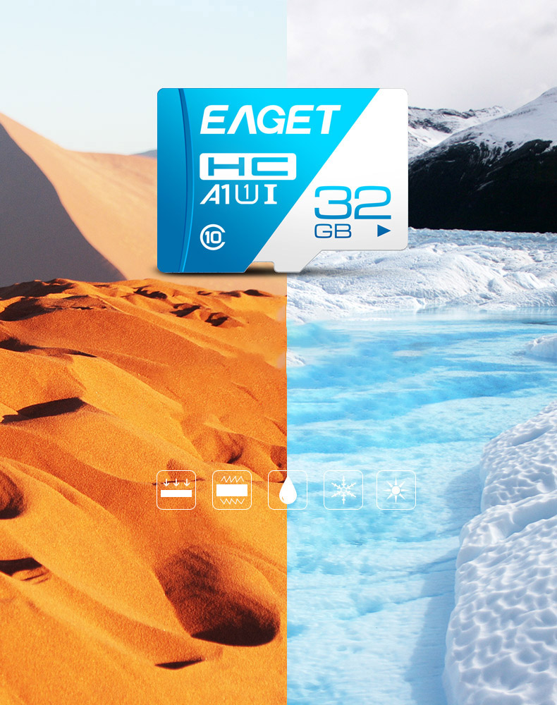 EAGET T1 Micro SD Class 10 32 gb Cartão de Memória TF de Alta Velocidade Para Tablet