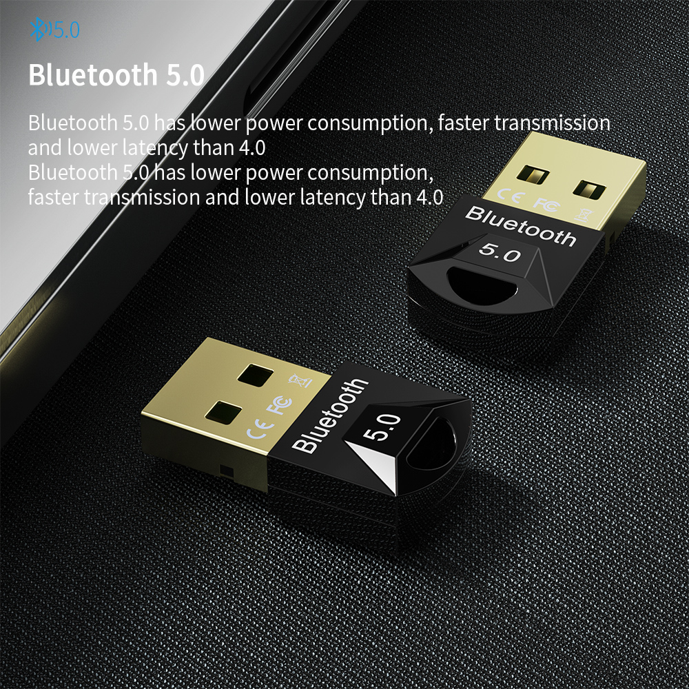 Wholesale ESSAGER Mini USB 5.0 Bluetooth Adapter Computer Wireless