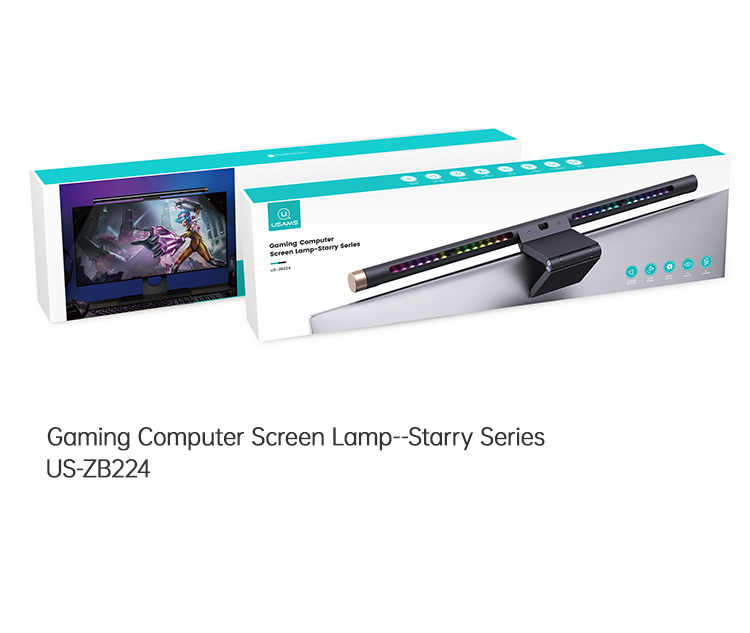 USAMS US-ZB224 Gaming Computer Screen LED Bar Desk Lamp Table 6 USAMS US-ZB224 Gaming Computer Screen LED Bar Desk Lamp Table 6