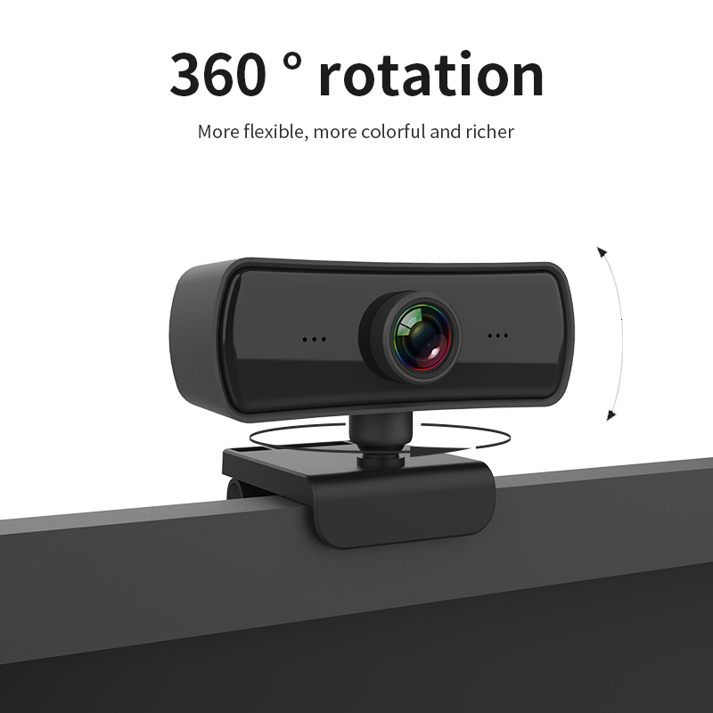 4MP 2K Auto Focus HD 1080p Computerkamera 360 -grad -rotation Videokonferenz USB -webcam Mit Mikrofon