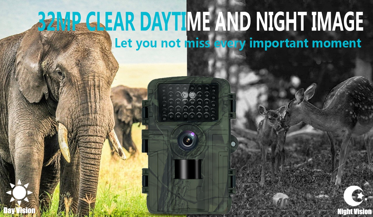 PR5000 2.0-Inch Screen Outdoor Hunting Camera 1080P HD Waterproof Outdoor Adventure Mini Camera