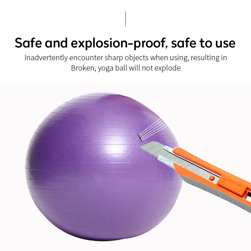 PVC 85cm Espessado Esportivo de Bola de Explosão à Prova de Explosão Com Bomba de Pneu+extração de Ar+plugue de ar - Rosa