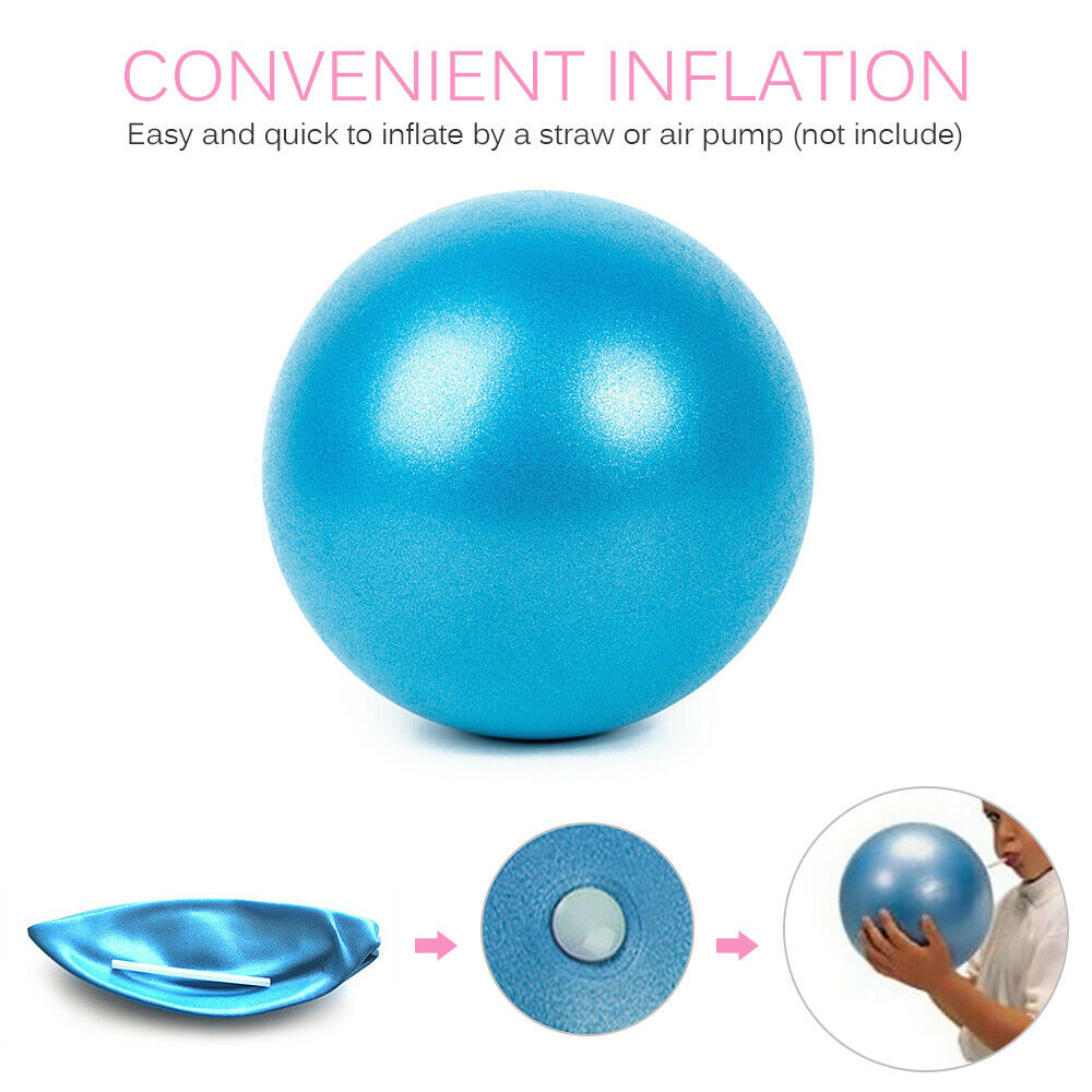 25 cm PVC Ball de Yoga Sportif Respectueux de L'environnement - Rose