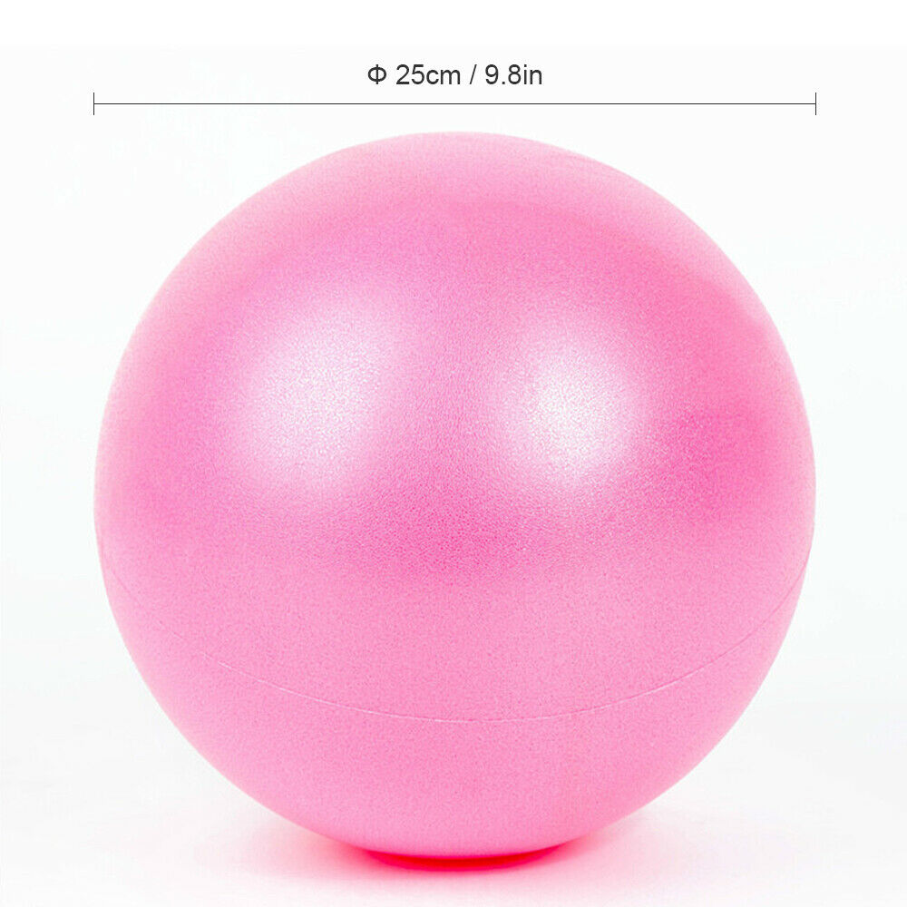 25 cm PVC Ball de Yoga Sportif Respectueux de L'environnement - Rose