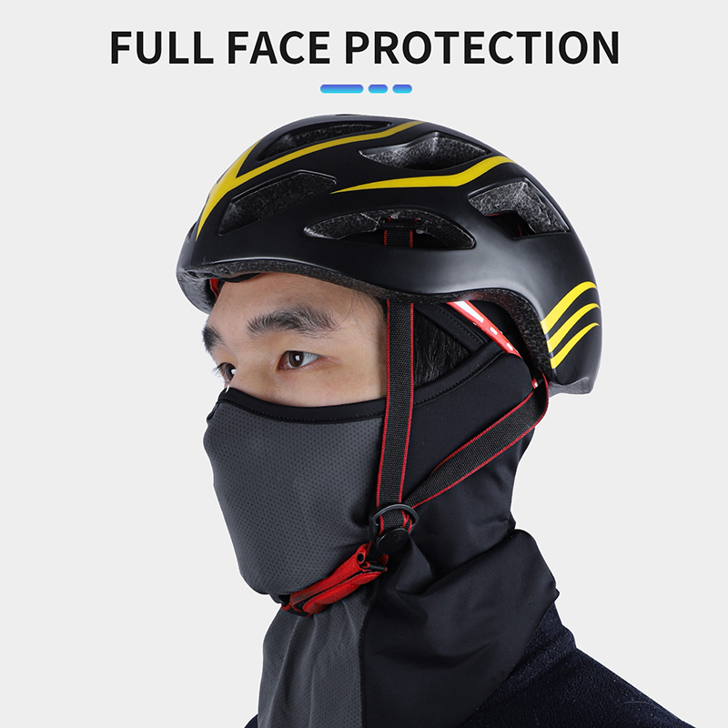 West Bike Unisex Ice Silk Proteção Full Sunscreen Máscara Scarf Verão Ao Ar Livre Esportes Headgear - Preto