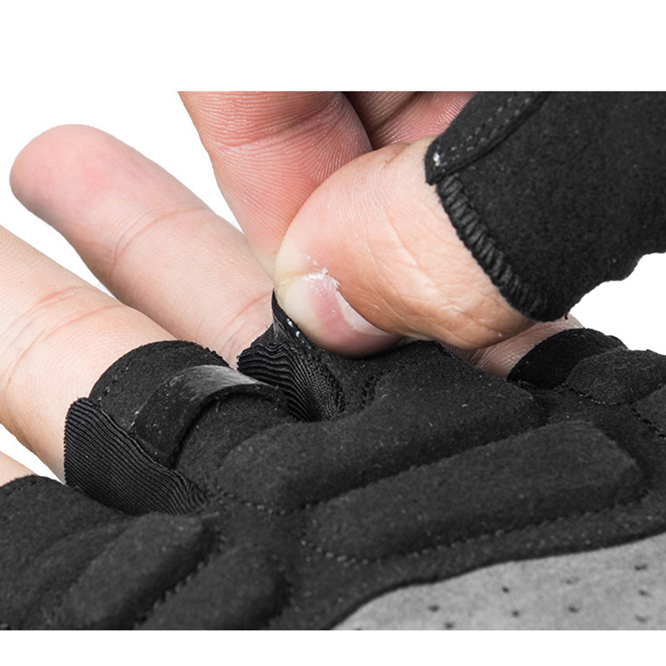 ROCKBROS S145 One Pair Kids Cycling Gloves Half Finger Sports Gloves - Size: S-6