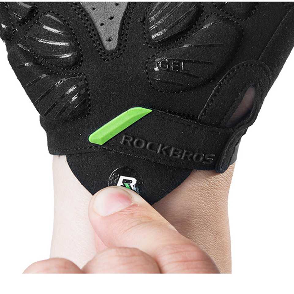 ROCKBROS S145 One Pair Kids Cycling Gloves Half Finger Sports Gloves - Size: S-7
