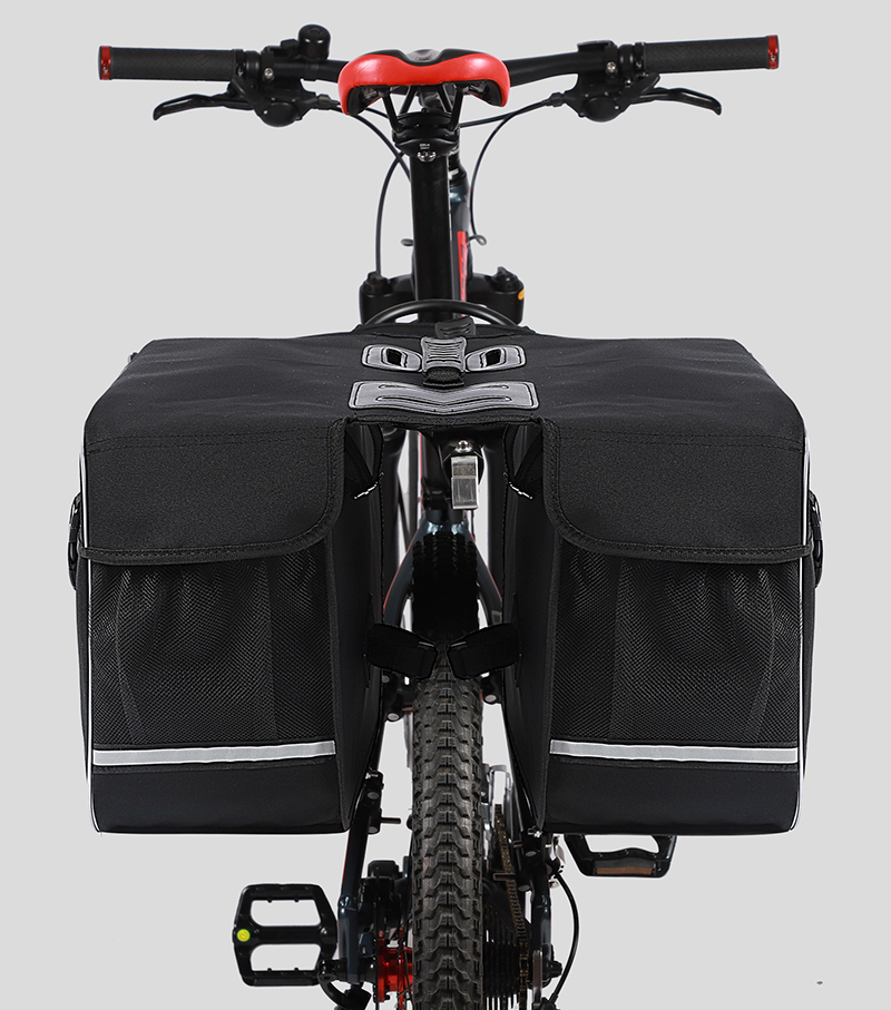 Западный Велосипед 30 л Велосипедной Багажник Mtb Road Bike Back Waterpropeting Cycling Double Side Rack Luggage Carrier Hail Seat Pannier