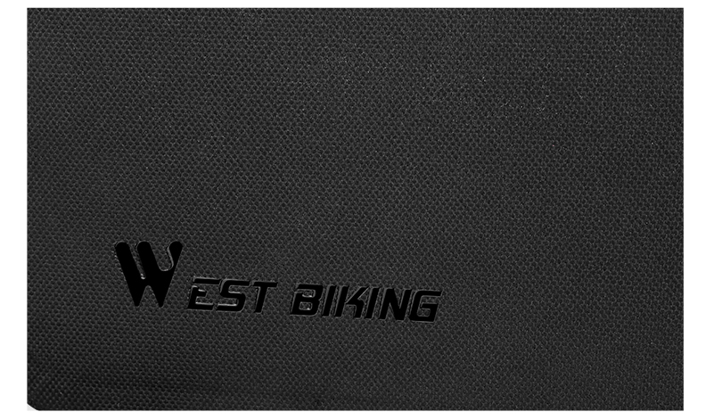 WEST BIKING Bike Frame Bag Waterproof Top Tube Bag Bicycle Front Phone Bag - Size: M