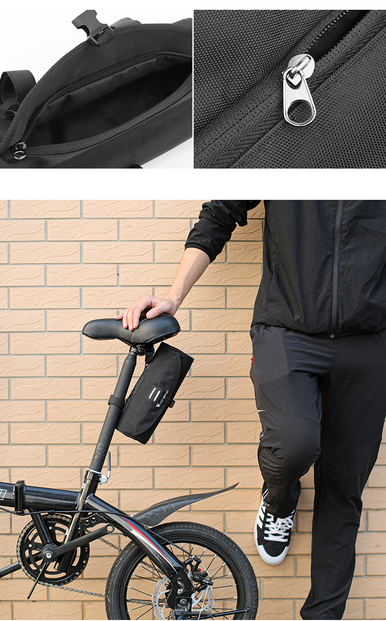 WEST BIKING 2L Waterproof Bike Handlebar Bag Bike Bag Front Frame Storage Bag