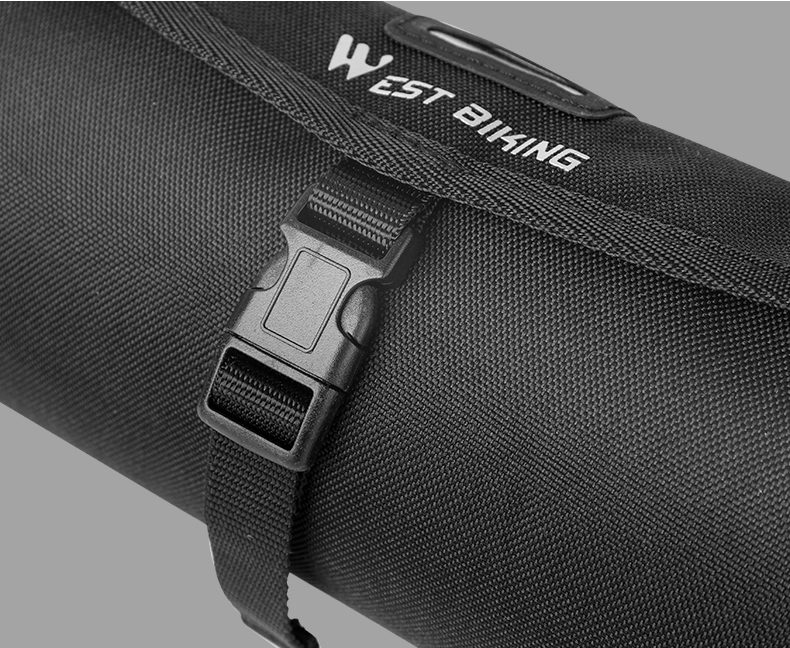 WEST BIKING 2L Waterproof Bike Handlebar Bag Bike Bag Front Frame Storage Bag