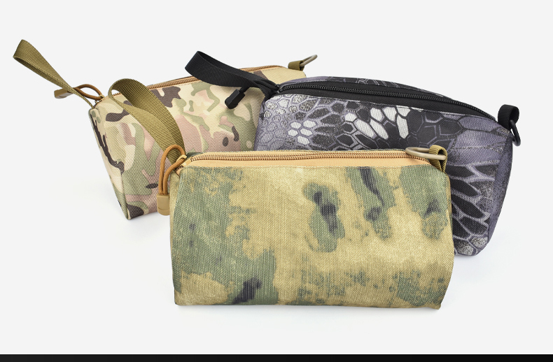 Viaggio All'aperto Multifunzione Tattico Sacchetto Di Stoccaggio Tagliente Pochette Piccola Borsa, Taglia: Piccolo - Camuffare