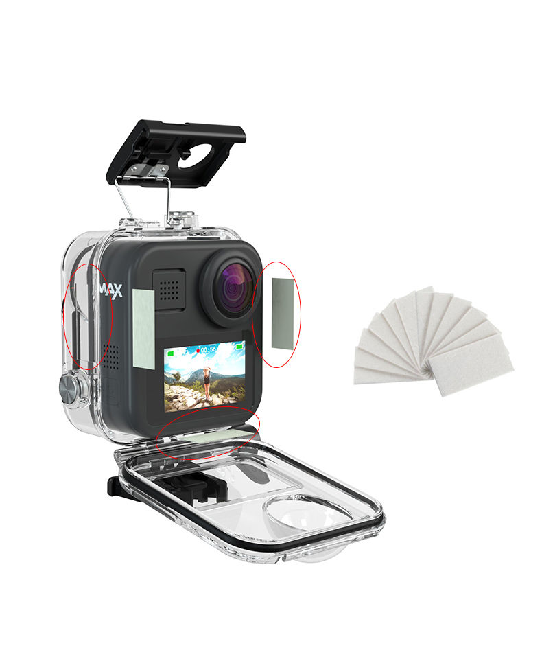 IP68 Bason de Logement de Protection Sous-marine Imperméable IP68 Pour GoPro Max