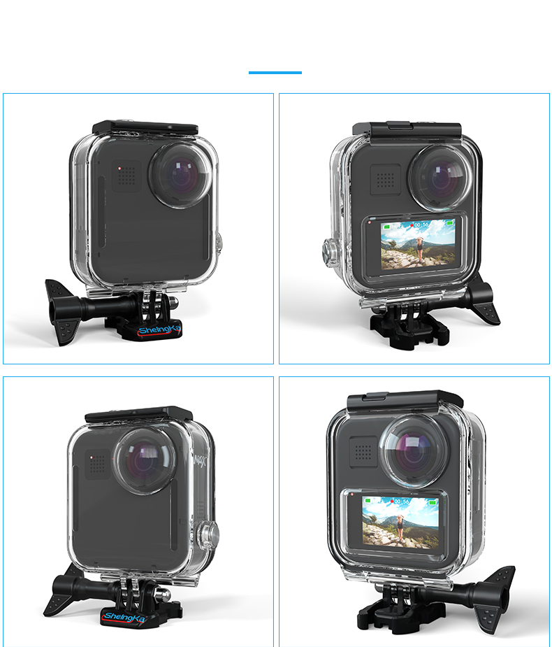 IP68 Bason de Logement de Protection Sous-marine Imperméable IP68 Pour GoPro Max