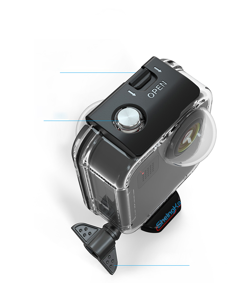 IP68 Wasserdicht 20m Unterwasserschutzgehäuse Für GoPro Max