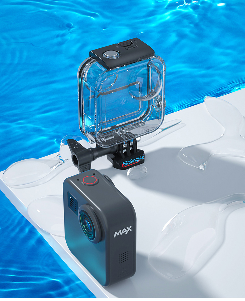 IP68 Водонепроницаемый 20 -метровый Защитный Корпус Подводного Корпуса Для GoPro Max