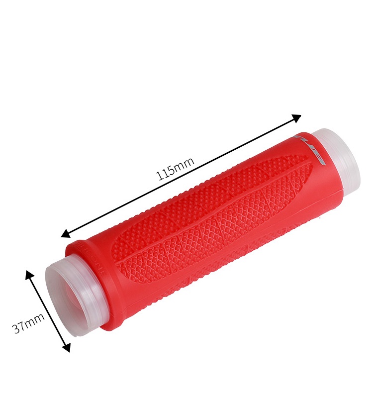 GUB G-603 Ciclismo Bicicleta Antideslizante Grips De Silicona MTB Mountain Bike Handlebar Agarra Cubierta - Rojo