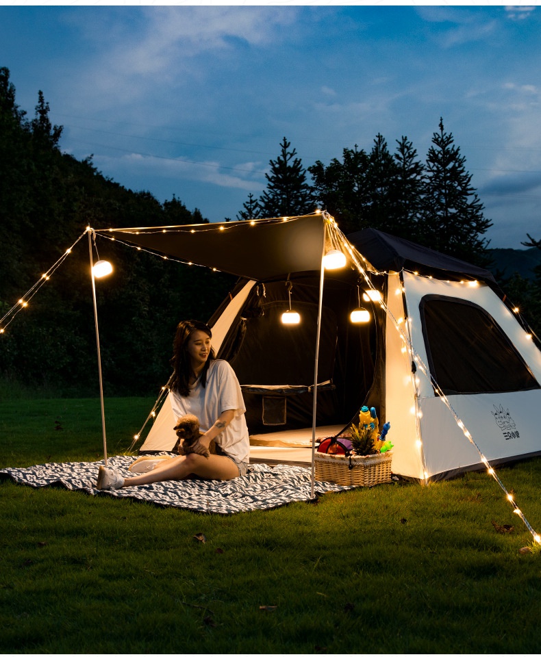 SZXL A04 3-4 Pessoas ao ar Livre Automático Tenda de Acampamento Rápido Abrigo de Sombra Solar