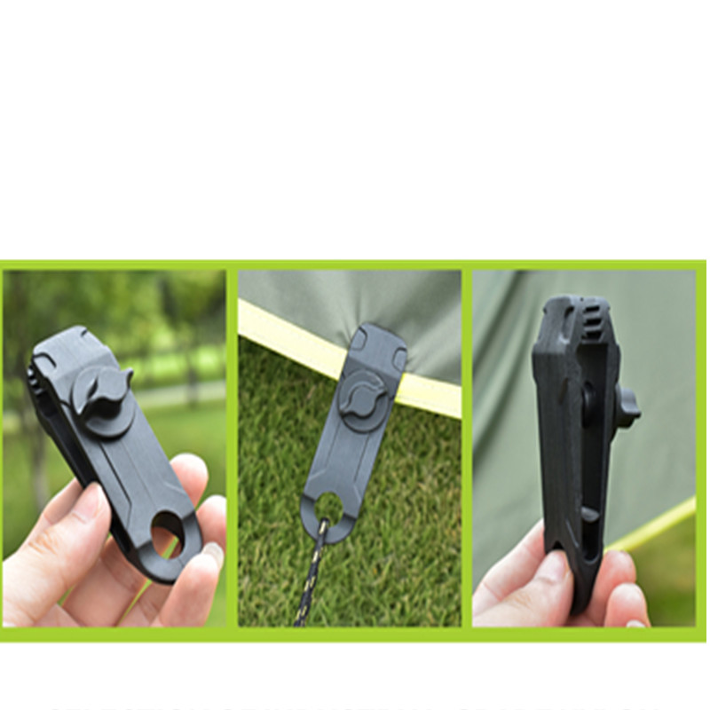 5pcs/set de Tapa al Aire Libre Tarp Clip Toldo Clip de Hebilla Fija a Prueba de Viento Para Caminatas Para Acampar